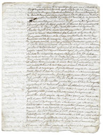 1801 - SAINT NAZAIRE DE LADAREZ - CONTRAT DE MARIAGE ENTRE CAYROL ET VILLEBRUN PAR Me SABATIER A ROQUEBRUN - Documents Historiques