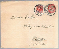 Danmark, 1903, For Vevey - Lettres & Documents