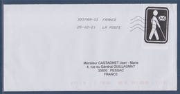 Cécogramme Enveloppe En Franchise Pour Les Aveugles 25.02.2021 - Frankobriefe