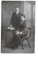 M ET MME PICHOT - CARTE PHOTO - Fotografie