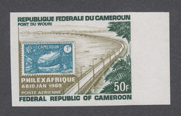 Cameroun -Timbres Neufs** Non Dentelé - PA N°129 - Expo Philexafrique 1969 - Cameroon (1960-...)