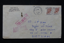 VIETNAM - Cachet De Taxe Vietnamienne Sur Enveloppe Des USA En 1986 - L 89815 - Vietnam