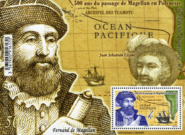 French Polynesia - 2021 - 500 Years Since Ferdinand Magellan Visit To Polynesia - Mint Souvenir Sheet - Nuovi
