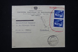 PORTUGAL - Devant D'enveloppe De La Radio Diffusion Pour La Radio Diffusion Française En 1952, Affr. Non Oblit - L 89826 - Covers & Documents