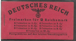 1941 Reich Hitler Booklet With Advert Van Dyke Zeichenstift Mnh ** 220 Euros Michel 49.2 - Booklets