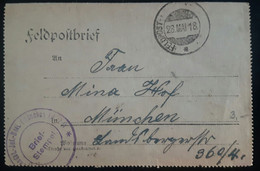 Feldpostkarte Infanterie Bataillon München - Autres & Non Classés