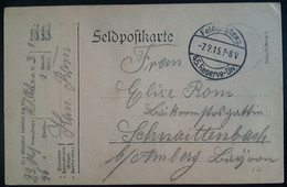 Feldpostkarte 45 Reserve Division 1915 - Autres & Non Classés