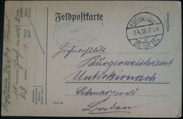 Feldpostkarte 29 Infanterie Division C   -  ?? 1915 - Andere & Zonder Classificatie