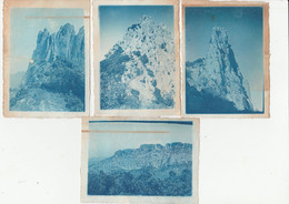 4 GRAVURES 84   DENTELLES DE MONTMIRAIL  12x8,8cm   Etat - Chateauneuf Du Pape