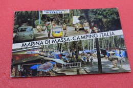 Massa Marina Vedutine Del Camping 1972 + Auto Fiat 850 - Massa