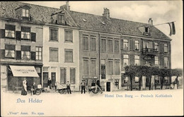 Den Helder  Hotel Den Burg, Poolsch Koffiehuis TOPKAART ZELDZAAM - Den Helder