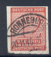 Allemagne - Saxe Occidentale 1945 - Y & T N. 4 - Série Courante (Michel N. 119 X) (ii) - Oblitérés