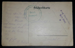 Feldpostkarte Auguste Sartorius Krt Sml 5  - Rheinisches Jäger Batllion Nr 8 - Sonstige & Ohne Zuordnung