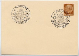 DR PP122/A1-01 Privat-Postkarte Sost. REICHSVERWESER VON HORTHY 1938 - Interi Postali Privati