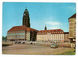 Allemagne--DRESDEN -- 1970--Hôtel De Ville.( Voiture)....timbre...cachet ...destinée  Roumanie - Dresden