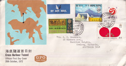 Hong Kong 1972 Cover Sc 268-69 + 270 - FDC