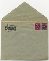 DR PU92/C1-04 Privat-Umschlag PHILATELISTENTAG 1923  Kat. 20,00 € - Covers