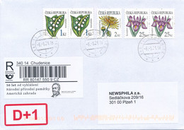 Czech Rep. / Comm. R-label (2020/75) Chudenice: National Natural Monument "American Garden" (X0209) - Storia Postale