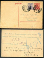 DR PZP 26II Postkarte PRIVATER ZUDRUCK Neustadt Prudnik Schlesien 1920  Kat. 65,00 € - Postkarten