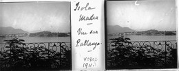 V0802 - ITALIE - ISOLA MADRE - Vue Sur PALLANZA - Plaques De Verre