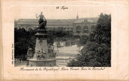 69 LYON Monument De La République. Place Carnot. Gare De Perrache - Andere & Zonder Classificatie