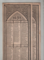 Souvenir Reconnaissant Participation érection Home De Patronage Saint Antoine Ath Calendrier  1935 - Non Classés