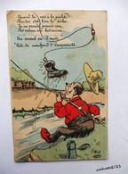 CPA Humour - "Quand Tu Vas à La Pêche , Pour Toi C'est La Déche...." 1904 - Humour