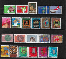 Suisse N° 1121  à  1142     Neufs * *  B/TB = MNH F/VF    Voir Scans       - Nuevos