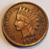 United States 1 Cent 1904 - 1859-1909: Indian Head