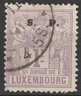 Luxembourg Timbres De 1882 Allégorie Timbre Surchargé S P (H4) - Servizio