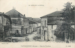 CPA 55 Meuse Vavincourt Rue De Verdun La Lorraine Illustrée - Vavincourt