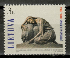 Lithuania 2001 Lituania /  Art Modern Sculpture Juozas Zikaras MNH Arte Escultura Moderna Kunst / Lo05  18-36 - Sculpture