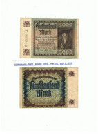 GERMANY -5000  MARK-1922 , P # 81C , ABOUT  GOOD . - 5000 Mark