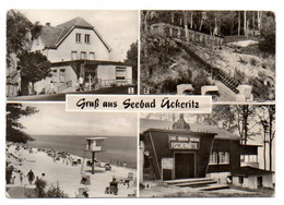 Allemagne --SEEBAD UECKERITZ--1980--Gruss Aus....Multivues...timbre...cachet ....destinée CSSR - Otros & Sin Clasificación