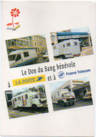 Le Don Du Sang Bénévole - à "La Poste" Et à "France Télécom" Vues Multiples (121327) - Poste & Facteurs