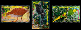 NOUV.-CALEDONIE 2006 - Issu De Yv. BF 36 ** Faciale= 2,77 EUR - Oiseaux En Voie De Disparition (3 Val.)  ..Réf.NCE26739 - Blocs-feuillets