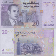 Marokko Pick-Nr: 68 Bankfrisch 2005 20 Dirhams - Marocco