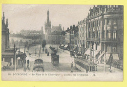 * Tourcoing (Dép 59 - Nord - France) * (LL, Nr 86) La Place De La République, Station Des Tramways, Tram, Vicinal, Old - Tourcoing