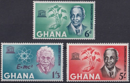 F-EX23384 GHANA MNH 1964 SHEET UNESCO WEEK ALBERT EINSTEIN WASHINGTON CARVER. - Albert Einstein