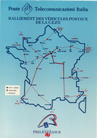PHILEX FRANCE 89 - Poste Télécomunicazioni Italia - Ralliement Des Véhicules Postaux De La C.E.P.T.   (121335) - Poste & Facteurs