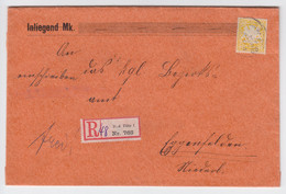 Bayern 1908, EF 40 Pf. Auf Einschreiben Brief V. Bad Tölz N. Eggenfelden. #2365 - Beieren