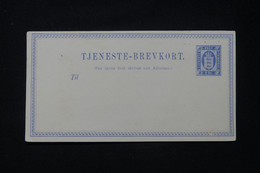 NORVEGE - Entier Postal Type Blason Avec 3 Lions De 2SK , Non Circulé - L 89914 - Postal Stationery