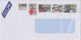 PAYS-BAS NEDERLAND Enveloppe Prioritaire Vers La France Affranchis. Variés Aide à L'enfance Children Welfare A Voir - Used Stamps