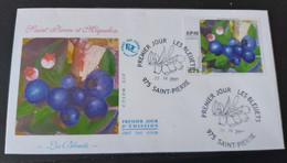 FDC St Pierre Et Miquelon  1994 :YT 794 " Les Bleuets " - FDC