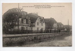 - CPA ASPACH-LE-HAUT (68) - Bombardement Du 29 Décembre 1914 Le Long De La Petite Doller - Edition Schmitt - - Autres & Non Classés