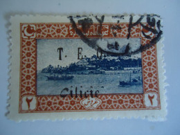 CILICIA CILICIE   USED     STAMPS      OVERPRINT T.E.O POSTMARK - Otros & Sin Clasificación