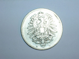 ALEMANIA. 1 MARCO PLATA 1880 D (1485) - 1 Mark