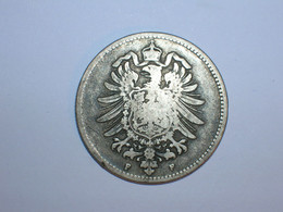 ALEMANIA. 1 MARCO PLATA 1880 F (1487) - 1 Mark