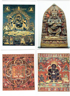 Lot 4 Cpm - TIBET - Mandala De Vajrâmrita - Mahakala Dieu Protecteur - Tibet