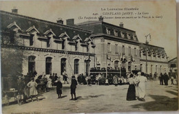 54 / Conflans Jarny  (Meurthe Et Moselle)  La Gare (Fanfare Donne Un Concert) - Jarny